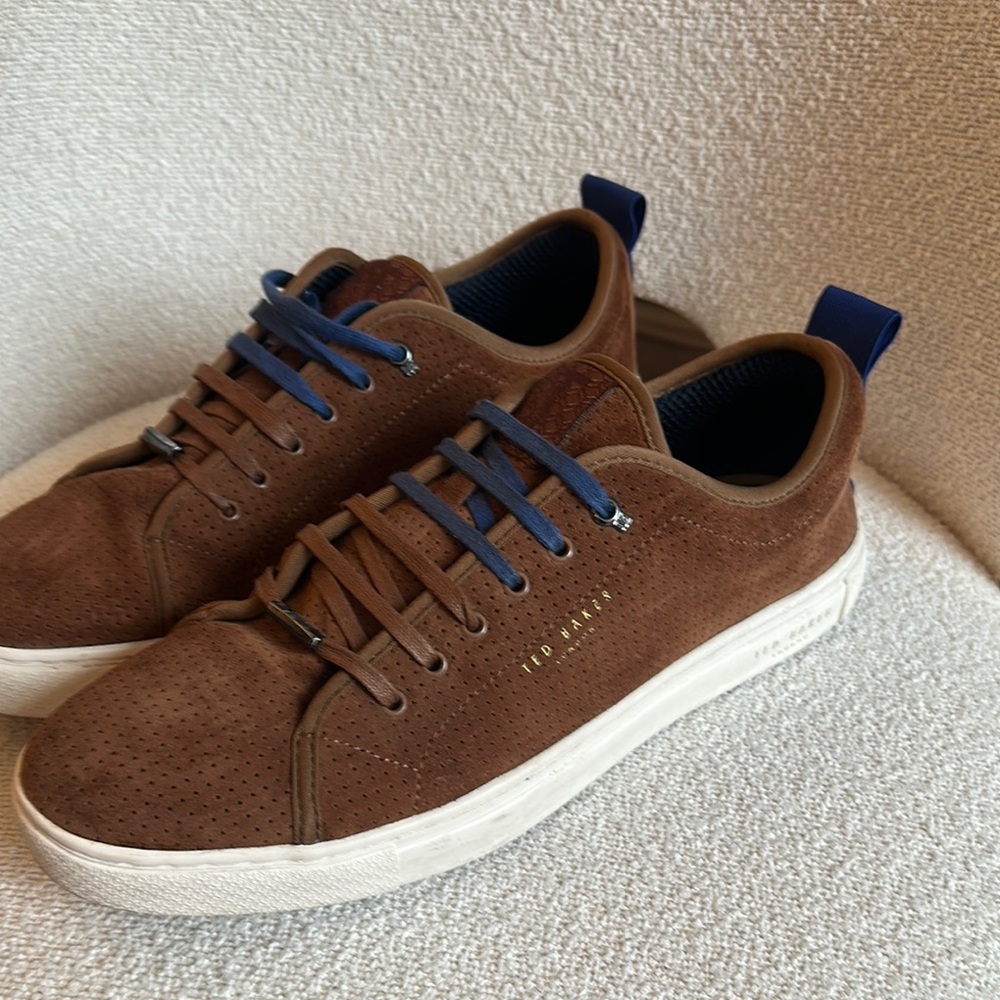 Ted Baker Brown Suede Men's Sneakers